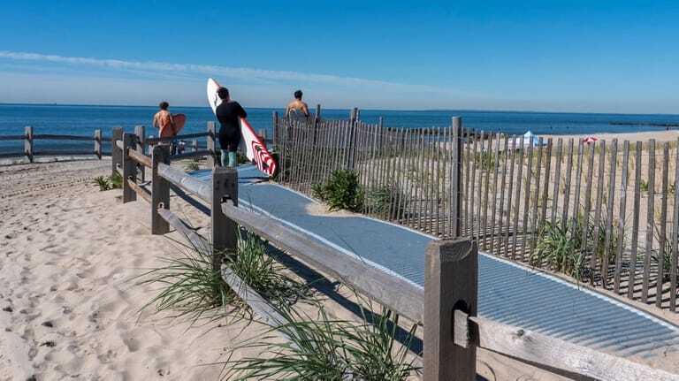 Rockaway is New York City's only legal surfing beach.
