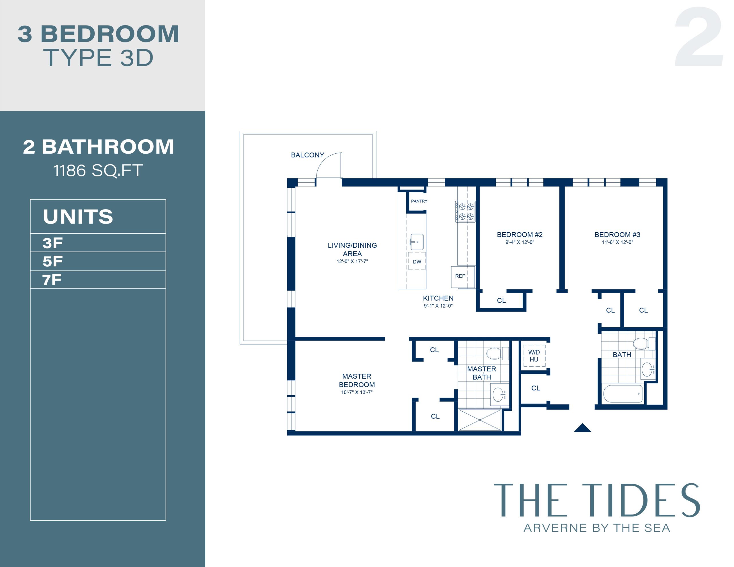  - View 1, Opens Model Box3 Bedroom Floorplans 3D