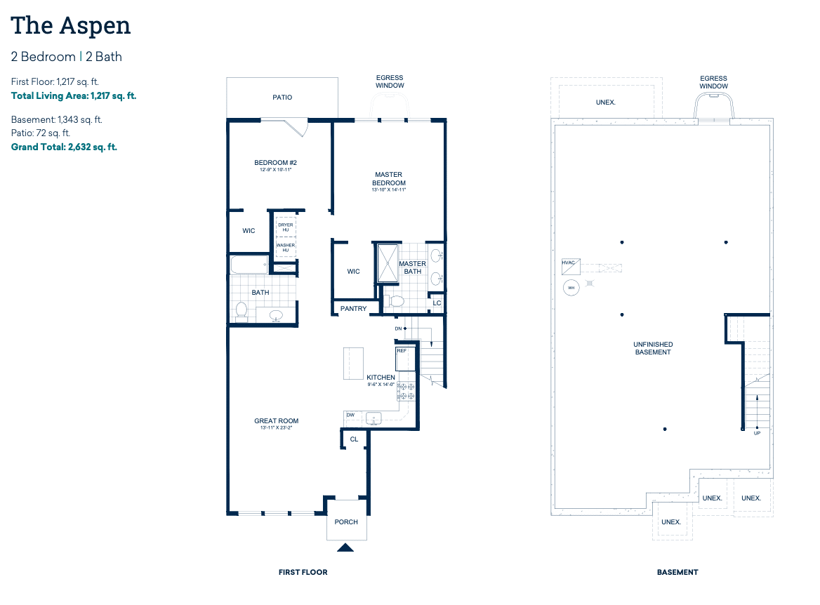  - View 1, Opens Model Boxaspen floorplan