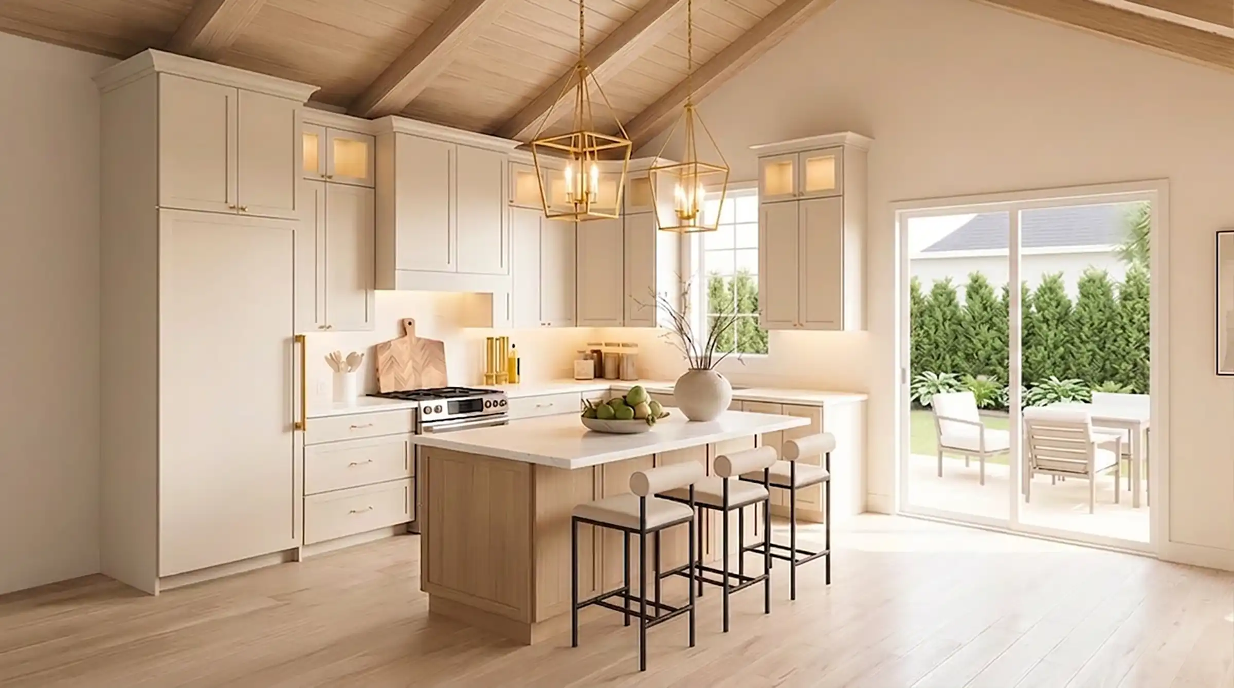 The Beech Kitchen Rendering at Country Pointe Preserve - View 1