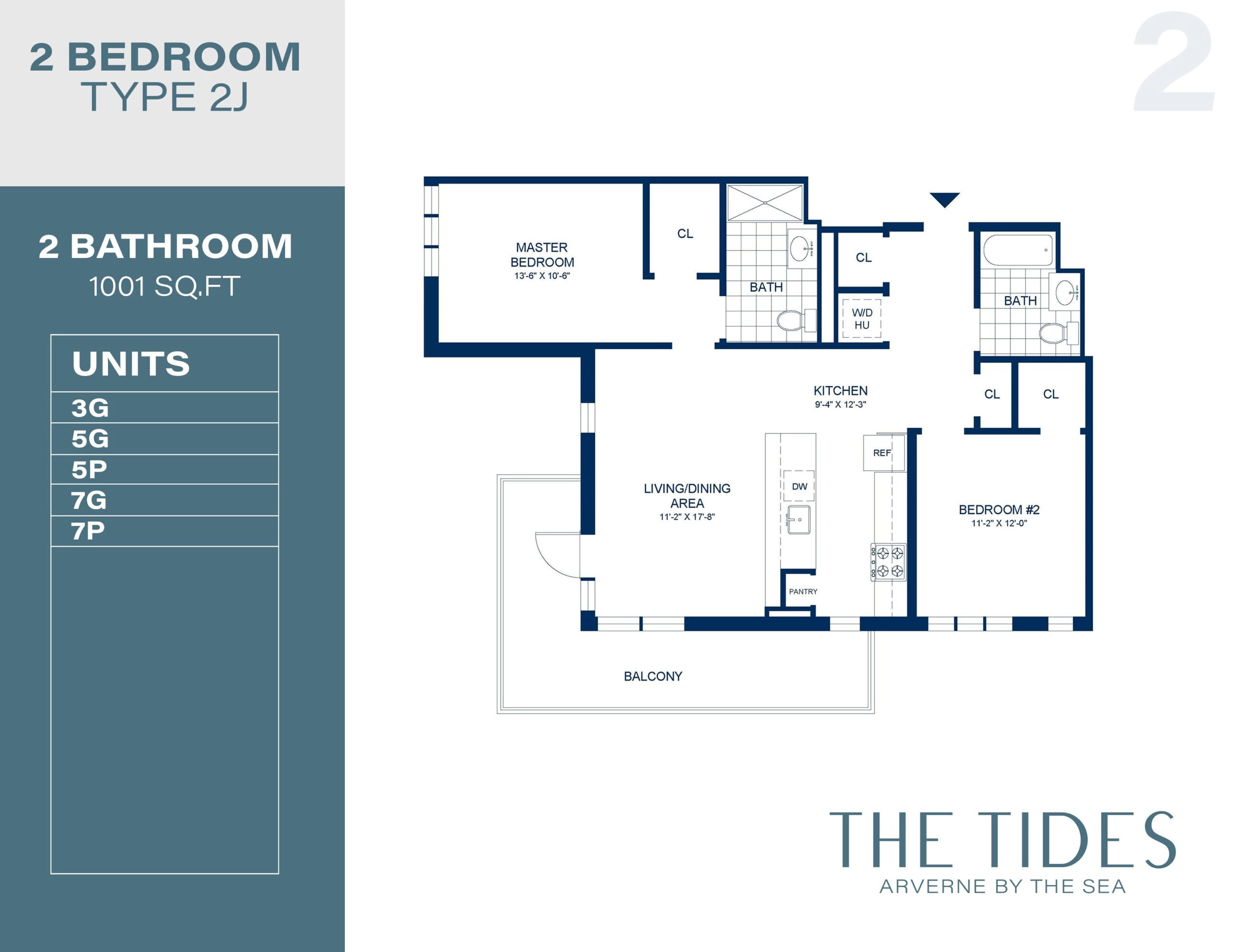  - View 8, Opens Model Box2Bedroom Floorplans 2J