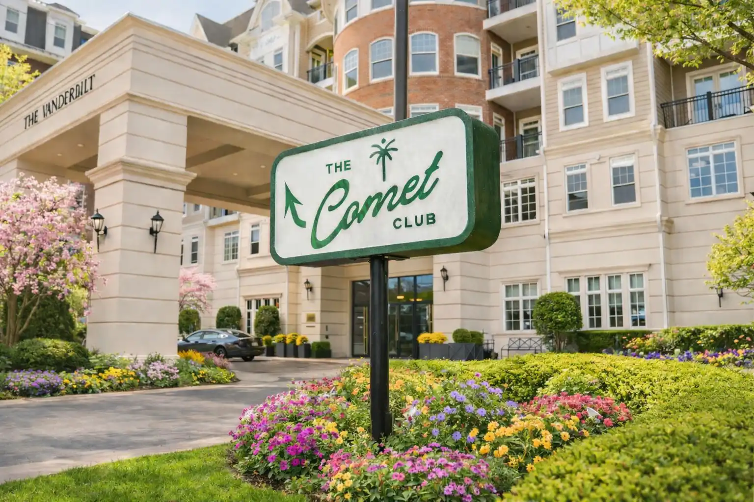 The Comet Club Sign Outside of the Vanderbilt - View 12
