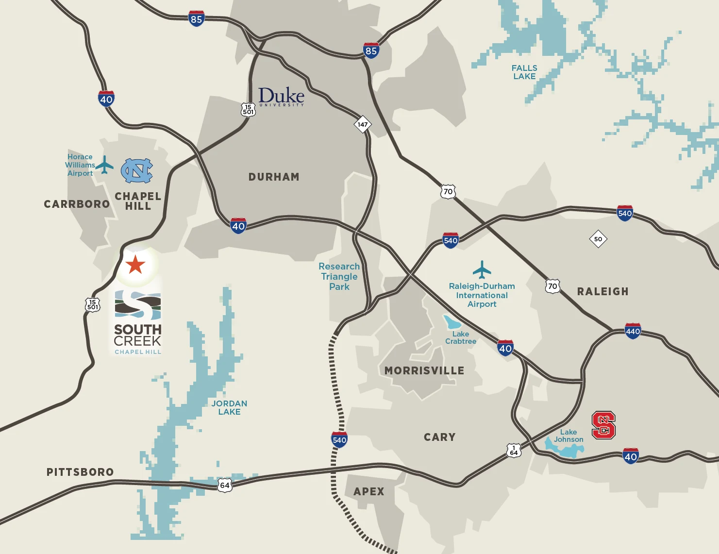 south-creek-location-map