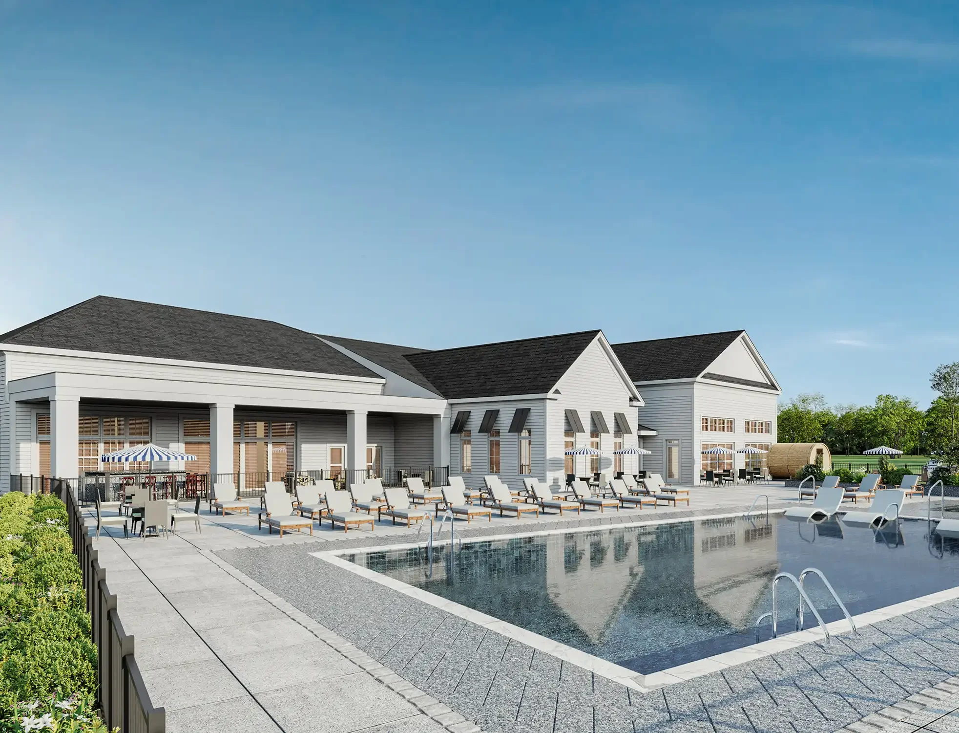 Preserve pool deck