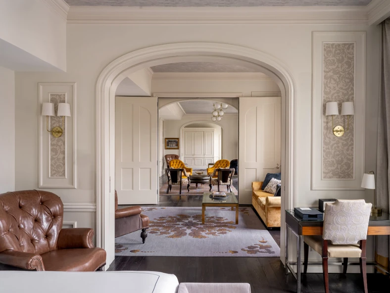 Interior suite at The Adelphi Hotel