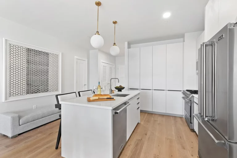 The Selby - Open Kitchen - White Island - View 8, Opens Model Box