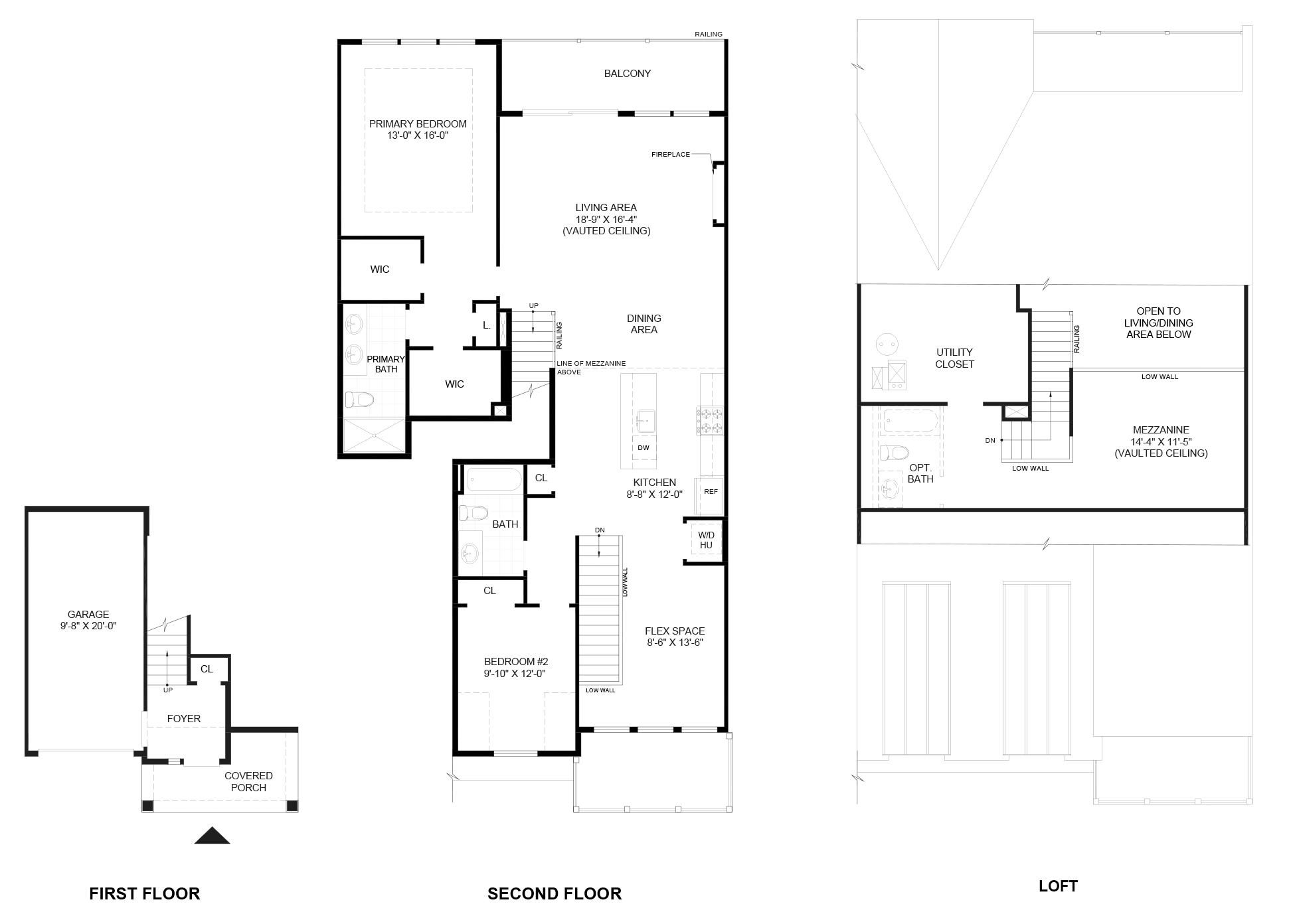 The Waterways - Model D Interior- Floor Plans