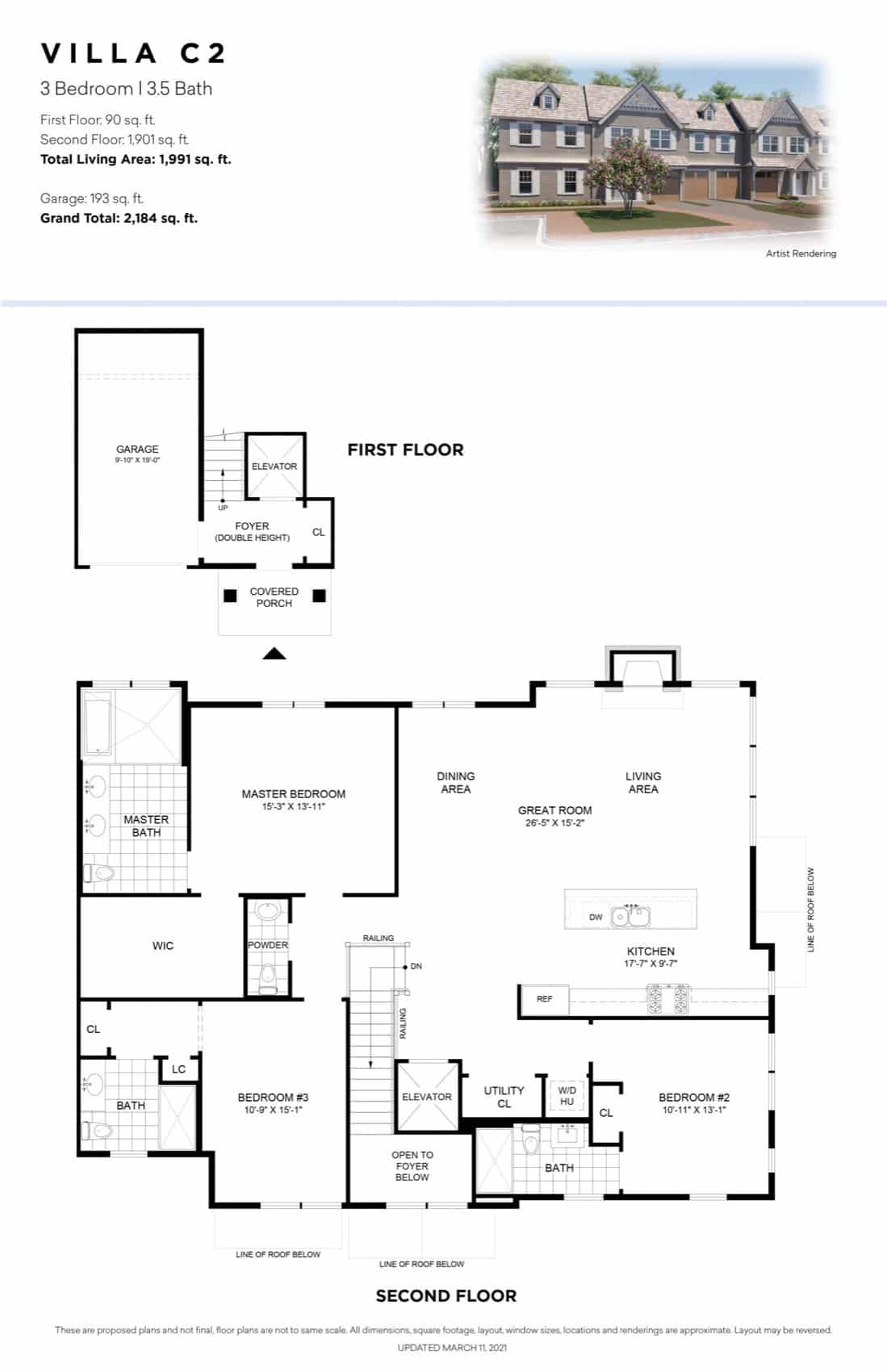  - View 1, Opens Model BoxThe Latch Southampton Village Villa C2 8