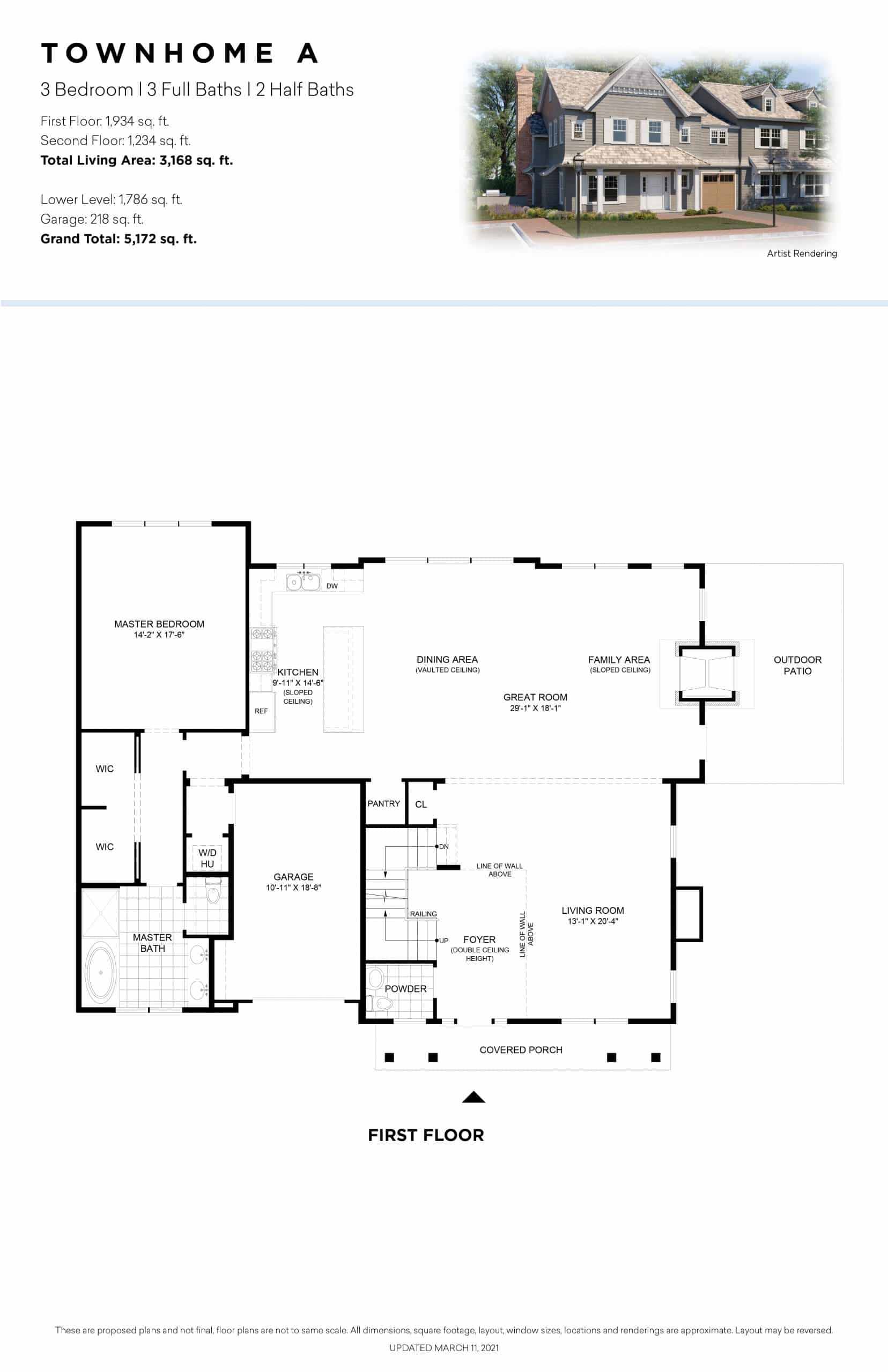  - View 1, Opens Model Boxtownhome A 1