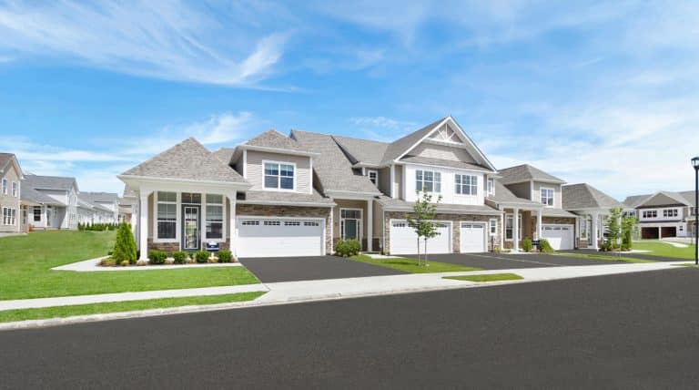 Townhomess Exterior - View 83, Opens Model Box
