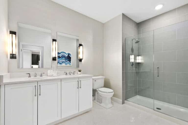 Master Bath - View 14, Opens Model Box