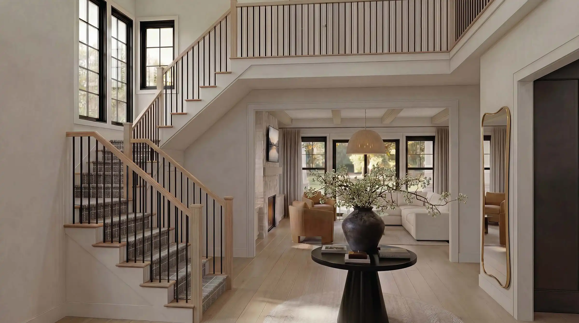 Entrance with Staircase Rendering of 45 Jenna Jo Avenue Spec Home at Oak Ridge - View 1