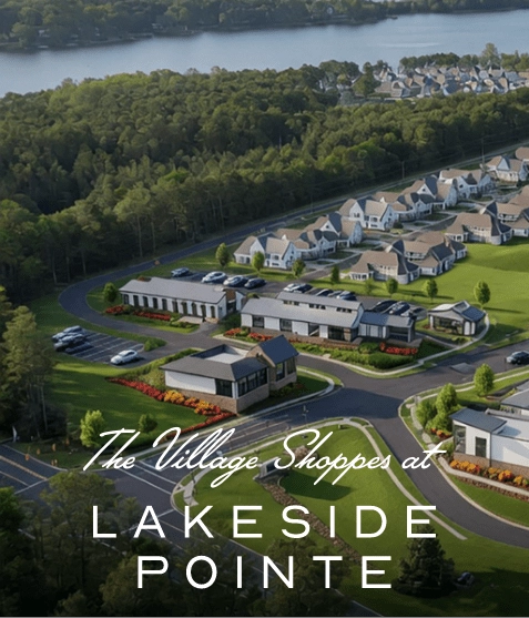 Rendered Image of The Shoppes at Lakeside Pointe | Aerial Image