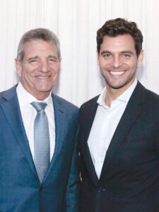 MICHAEL DUBB (at left with his son, Steven, right): ‘The next generation of ownership must also work harder than the previous generation. Hard work earns people’s respect.’