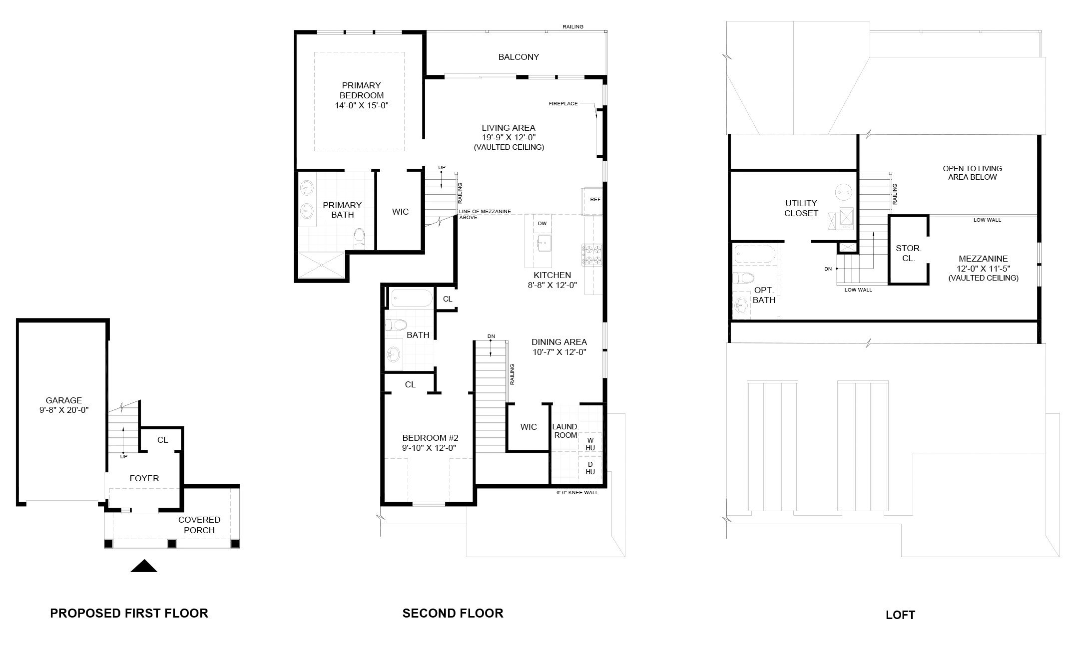 The Waterways Model B1 End Floor Plans