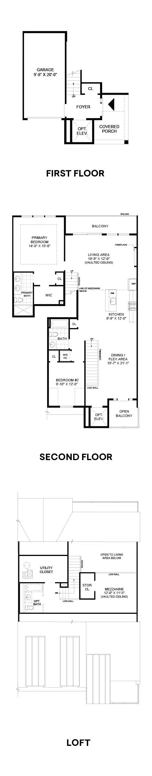 The Waterways Model B Interior Floor Plans
