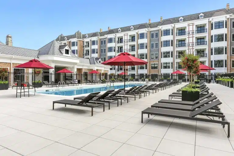 The Selby Pool Terrace with Fire Pits - View 10, Opens Model Box