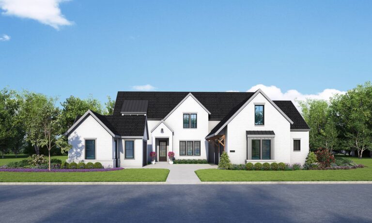 The Magnolia Contemporary Romantic Elevation