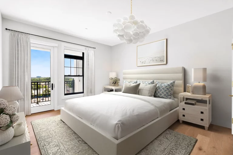 The Selby Three Bedroom Apartment Bedroom - View 5, Opens Model Box