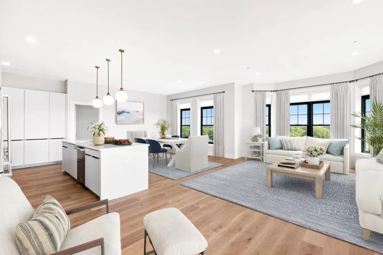 The Selby Three Bedroom Apartment Kitchen - View 1, Opens Model Box