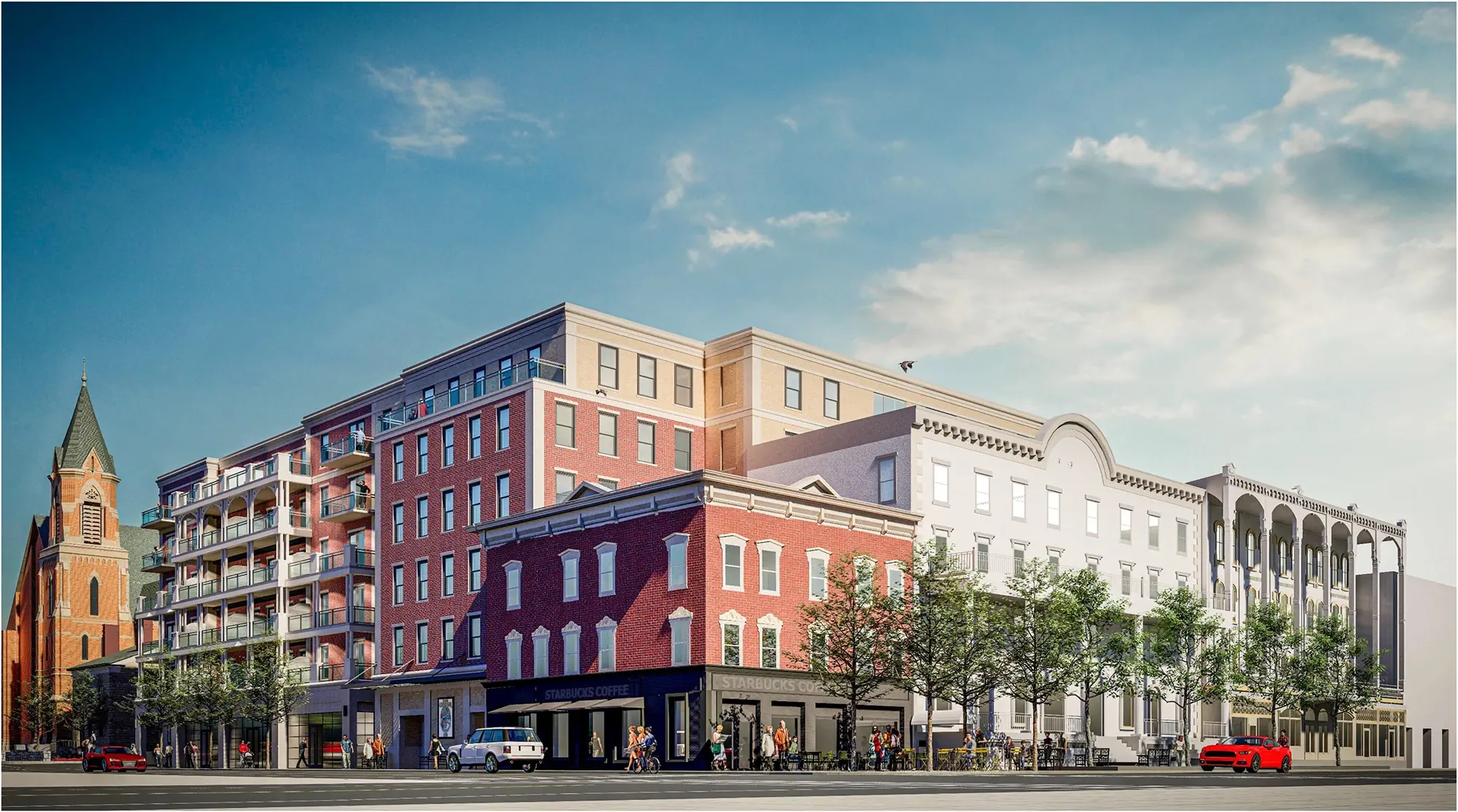 Adelphi View from Broadway