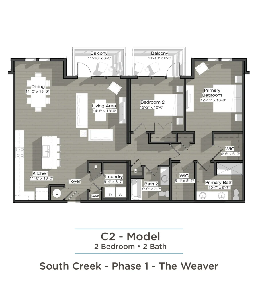 C2 Model Floorplan | The Weaver
