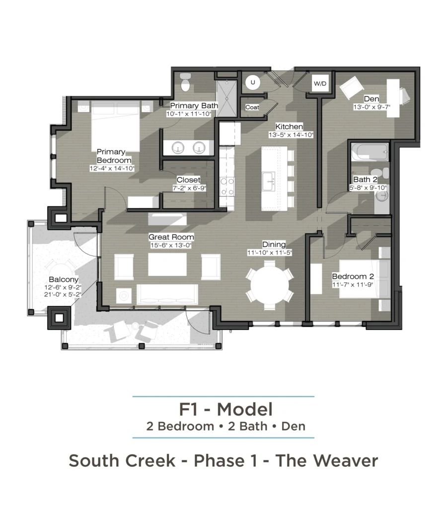 F1 - Model Floorplan | The Weaver