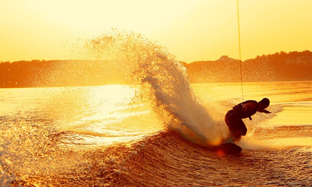 Waterski yellow