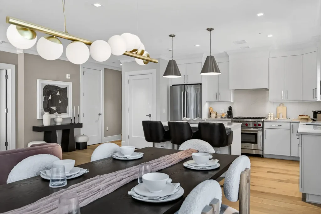 Kitchen and Dining Unit 459 at Adelphi Residences