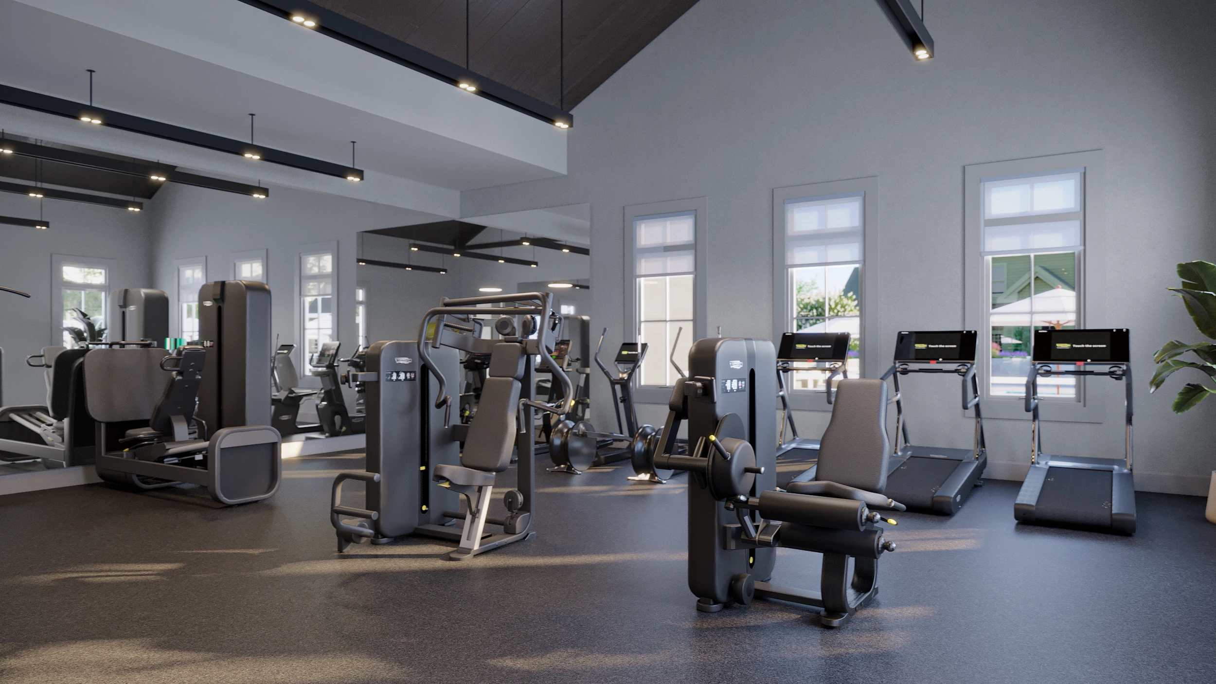 Fitness Center Rendering at Country Pointe Preserve