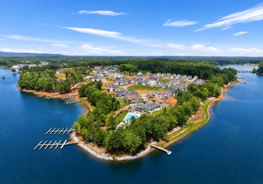 lakeside pointe new exterior drone