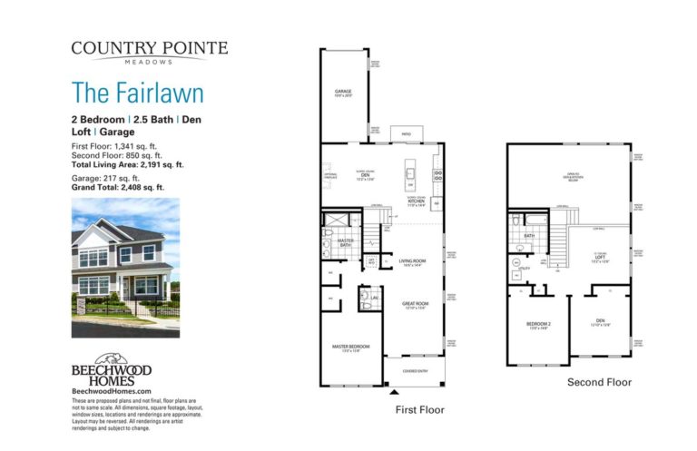  - View 1, Opens Model BoxThe Fairlawn at Country Pointe Meadows Yaphank floor plan