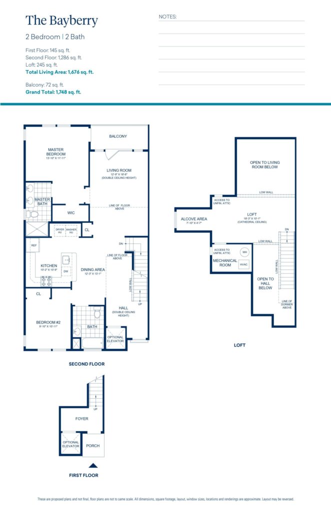 The Bayberry floor plan