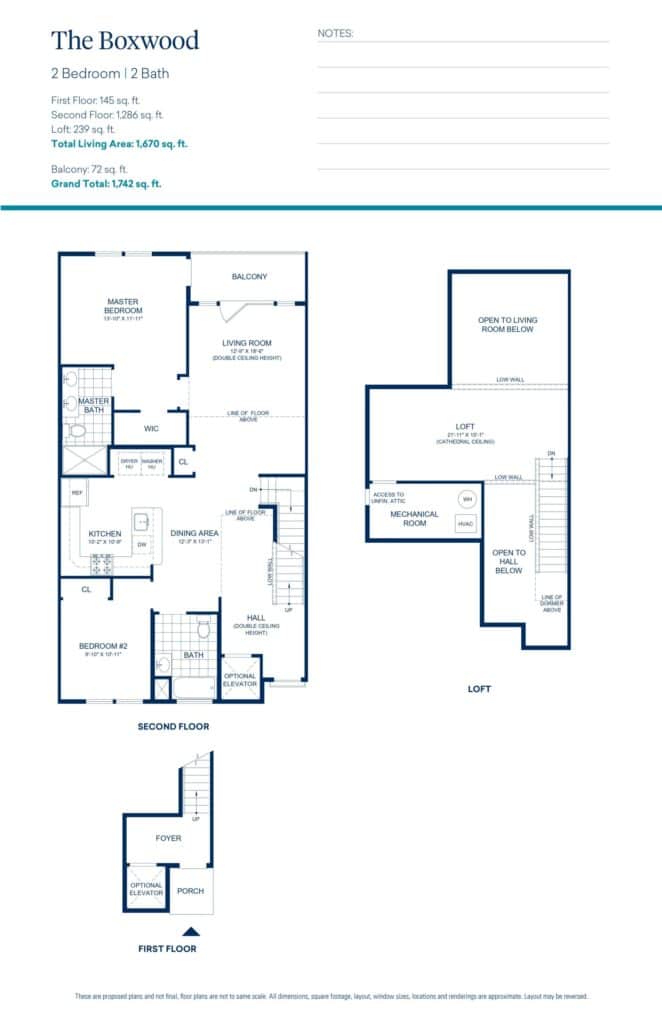 The Boxwood floor plan