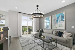 The Bradford - Living Room - View 5, Opens Model Box