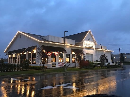 Country Pointe Shops Night time view