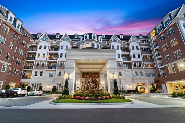 Exterior view of Vanderbilt apartments