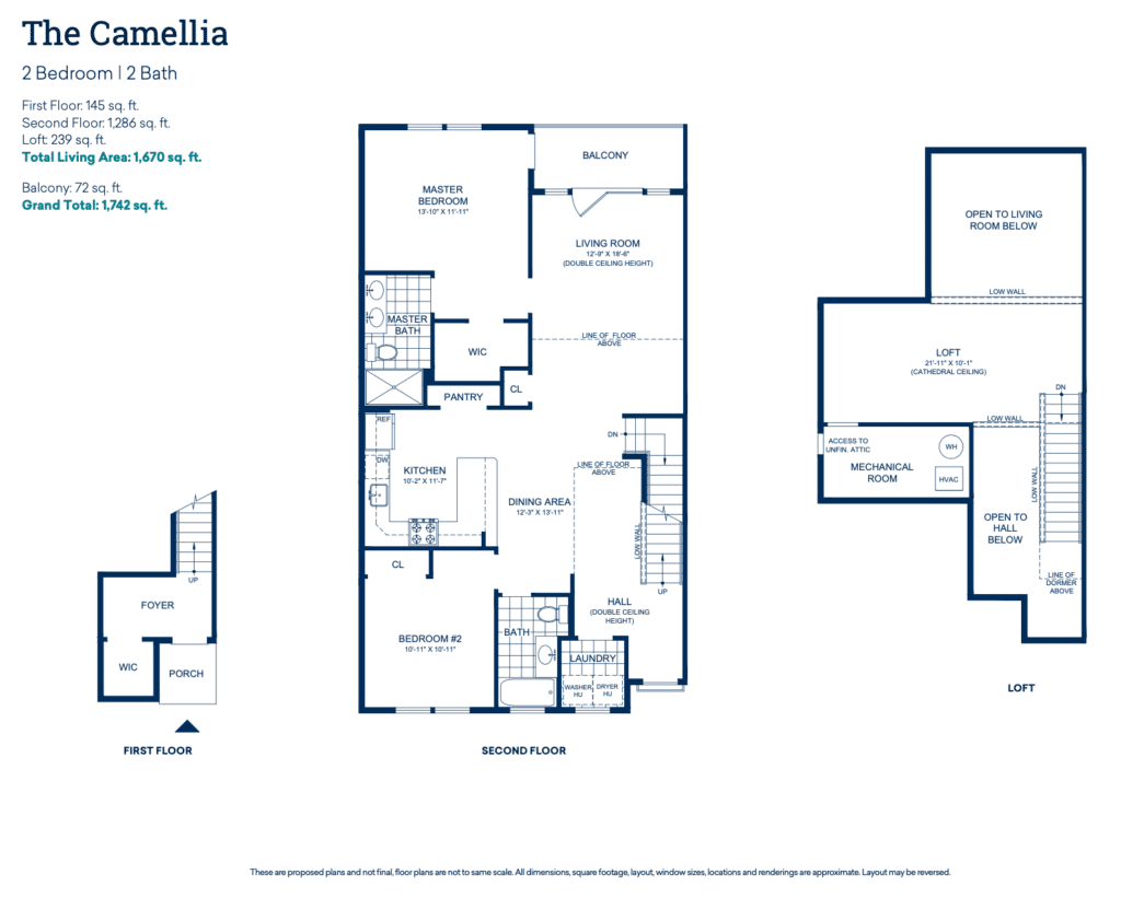 The Camellia floor plan