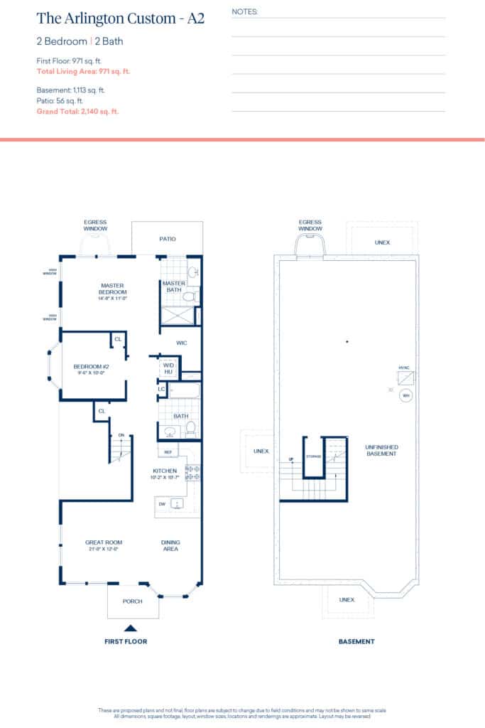 The Arlington A2 Floor Plan