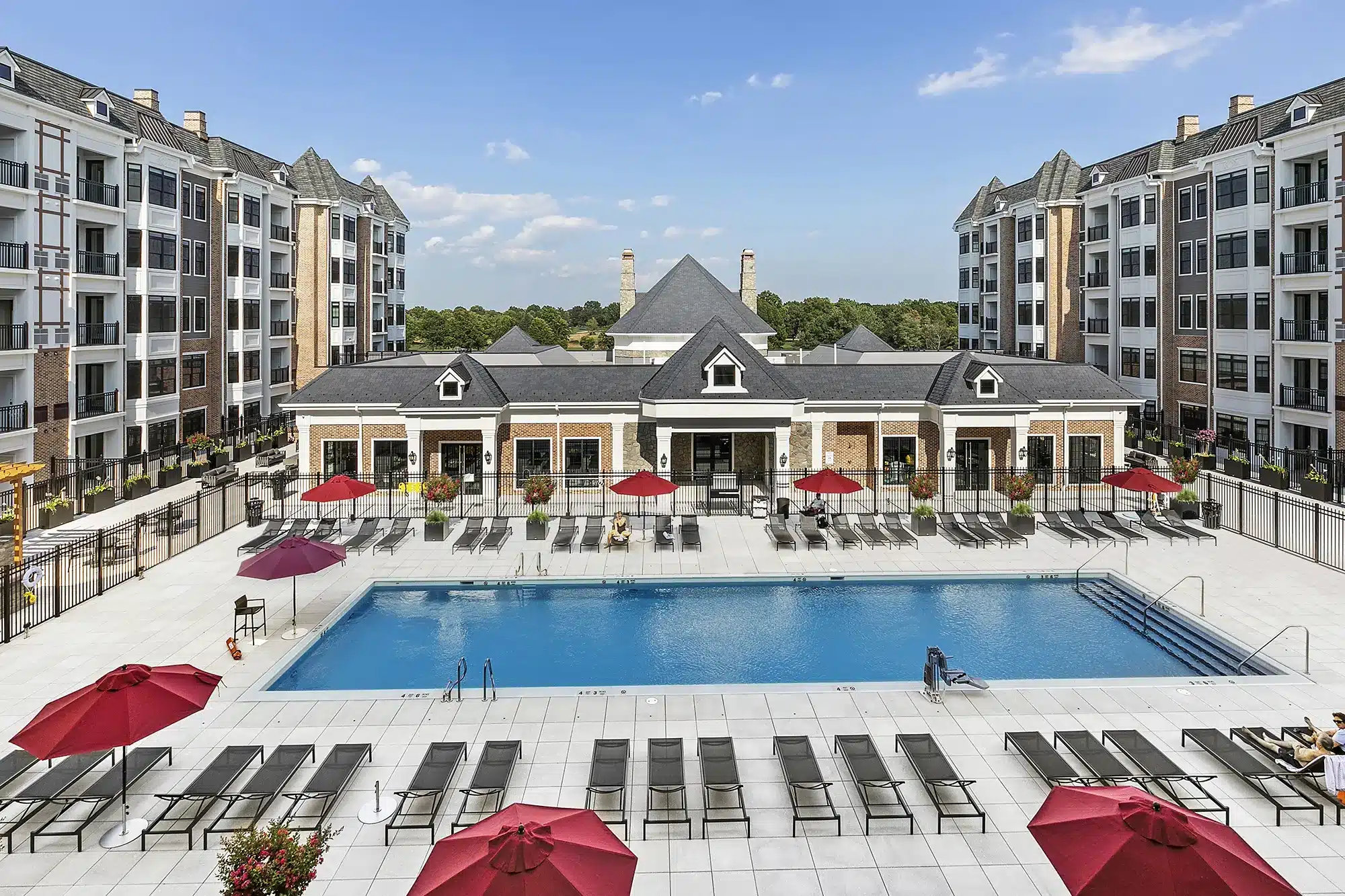 The Selby Pool Terrace Fire Pits