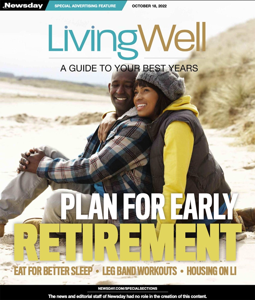 Cover of Living Well from Newsday 