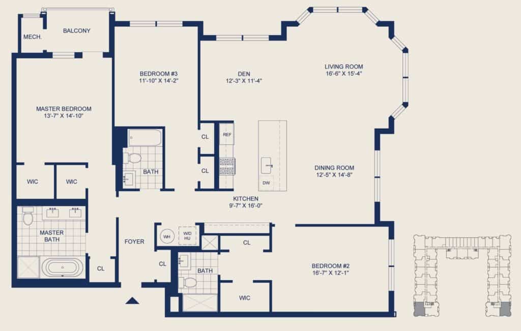 The Selby 3 Bedroom Floorplan