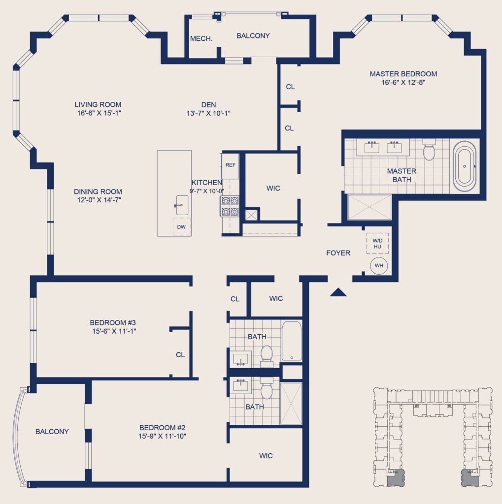 The Selby 3 Bedroom Floorplan