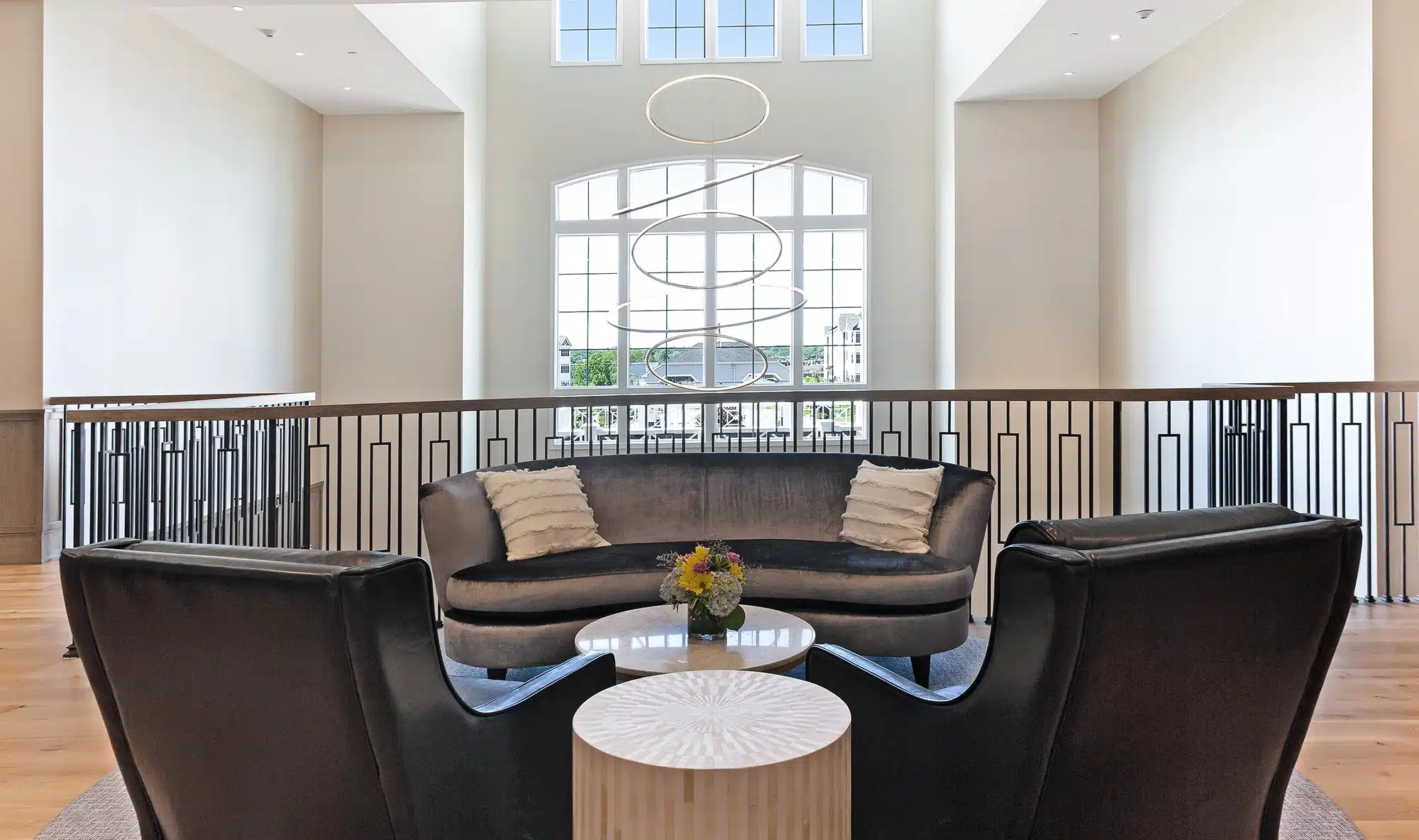 upper seating area