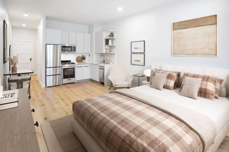 Studio Living Space - View 8, Opens Model Box