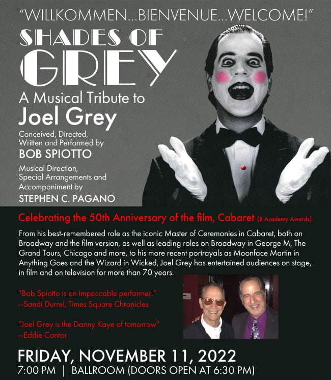  - View 2, Opens Model BoxA Musical Tribute to Joel Grey