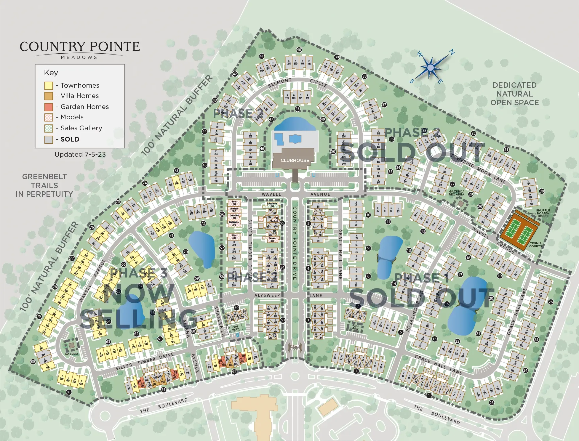 Country Pointe Meadows Yaphank Community Plan Beechwood Homes
