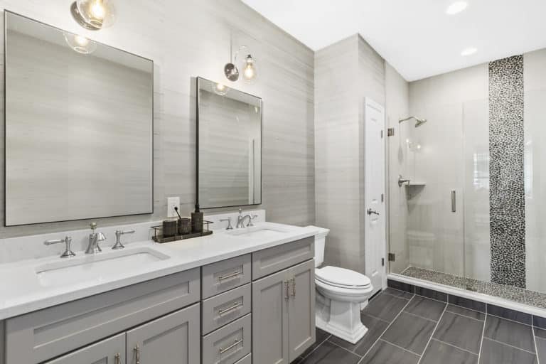 The Elgin at Country Pointe Meadows Yaphank Bathroom - View 6, Opens Model Box