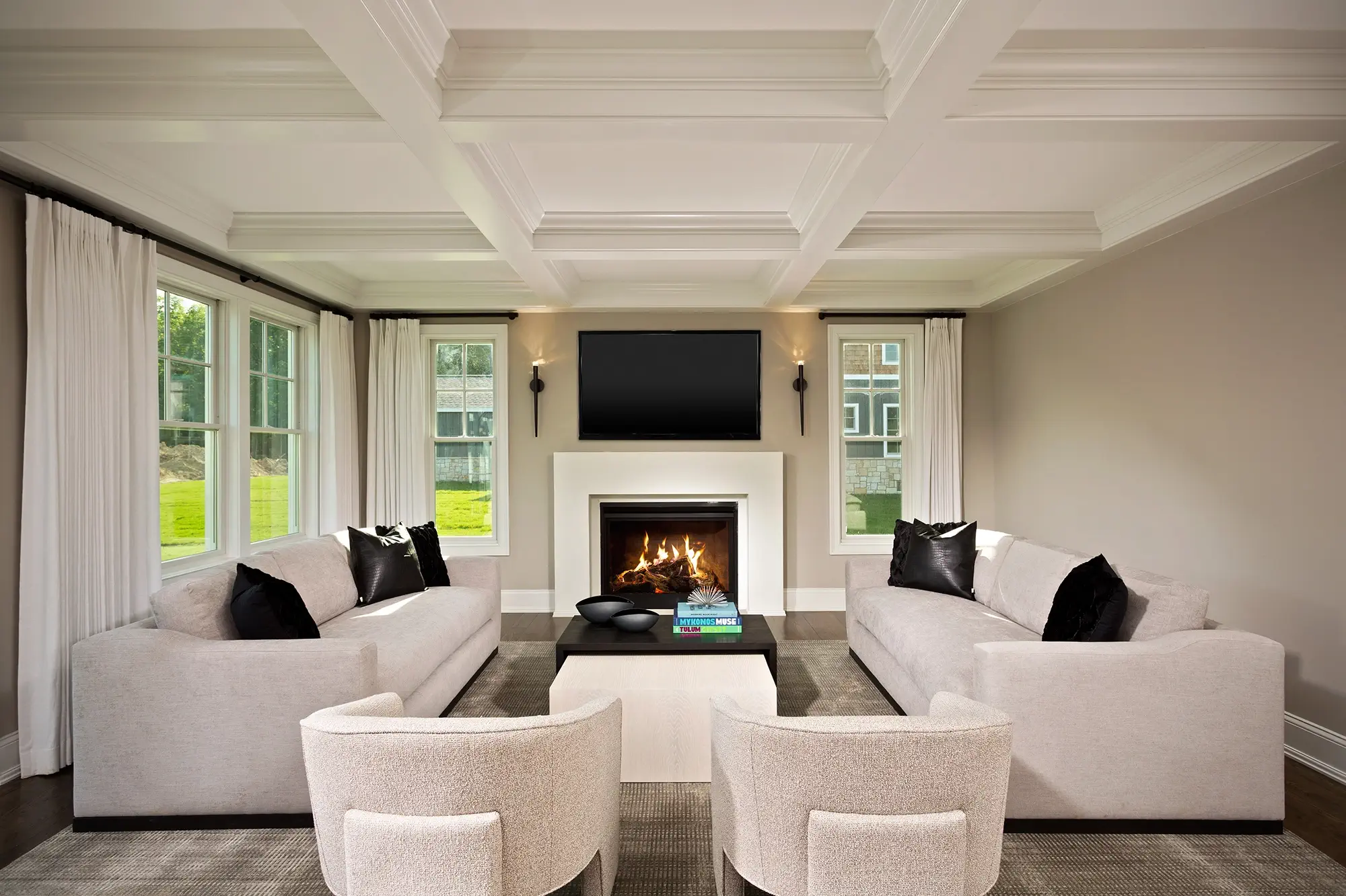Oak Ridge - Living room fireplace - View 39