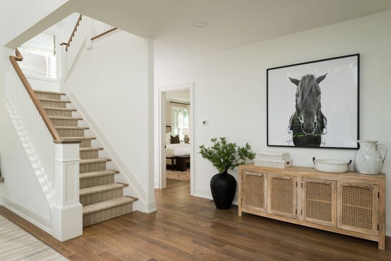 Oak Ridge - Living room Staircase - View 5, Opens Model Box